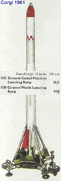 <a href='../files/catalogue/Corgi/1112/19611112.jpg' target='dimg'>Corgi 1961 1112  Carporal Guided Missile on Launching Ramp</a>