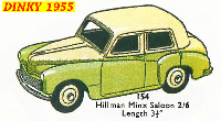 <a href='../files/catalogue/Dinky/154/1955154.jpg' target='dimg'>Dinky 1955 154  Hillman Minx Saloon</a>