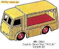 <a href='../files/catalogue/Dinky/491/1957491.jpg' target='dimg'>Dinky 1957 491  Electric Dairy Van N.C.B.</a>