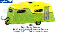 <a href='../files/catalogue/Dinky/188/1960188.jpg' target='dimg'>Dinky 1960 188  Four Berth Caravan with Interior Fittings</a>