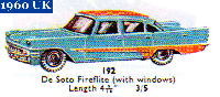 <a href='../files/catalogue/Dinky/192/1960192.jpg' target='dimg'>Dinky 1960 192  De Soto Fireflight</a>