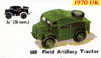 <a href='../files/catalogue/Dinky/688/1970688.jpg' target='dimg'>Dinky 1970 688  Field Artillery Tractor</a>